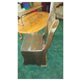 Convertible Chair/Ladder, Coffee Table and Shelf.