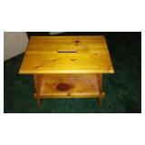 Handcrafted Wood Stool and Hooved Gun Rack.