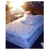Queen Sized Headboard, Frame, Floor Lamp and more.
