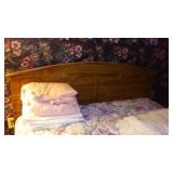 Queen Sized Headboard, Frame, Floor Lamp and more.