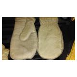 Gordini, Suede Gloves (2) and Leather Mittens (2).