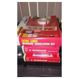 Window Insulation Kit, Door Sear and Fan Screen.