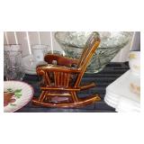 Vintage McCoy Rocker Planter, Blue Ridge Pottery Plate, Fire King Snack Trays and More.