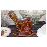 Vintage McCoy Rocker Planter, Blue Ridge Pottery Plate, Fire King Snack Trays and More.