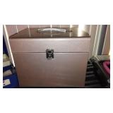John Doe, Organization Box with Contents, Locking File Box, Binoculars.