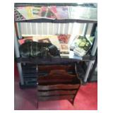 Vintage Magazine Rack and Collectibles.