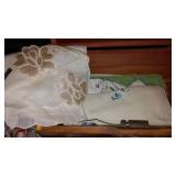 Cedar Box (Leo Johnson Furniture and Vintage Hankies.