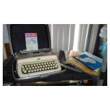 Vintage Smith Corona Typewriter and more.