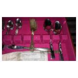 Vintage Dunbar by Englishtown Stainless Flatware (8 place Setting) with Case.