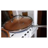 Gotham Fry Pans (2) Meyer Stock Pot and More.