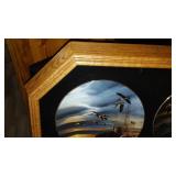 Terry Redlin Plates in Frames Glass.
