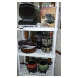 Brentwood Waffle Maker, Forman Grill, Personal Blender and More.