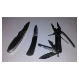 Folding Knives and Multi Tool. Wicked Winds Elk Ranch.