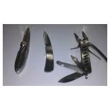 Folding Knives and Multi Tool. Wicked Winds Elk Ranch.