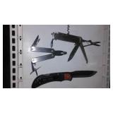 Folding Knives and Multi Tool.