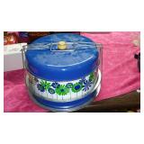 Vintage JL Clark Triple Decker Food Carrier.