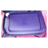 Pyrex 9x 13 with Case and Cover and Brownie Pan.