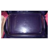 Pyrex 9x 13 with Case and Cover and Brownie Pan.