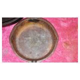 Cast Iron Fry Pans (2) 6.5, 3.5 in.