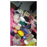 Nice Lot of Storage with Lids, Tupperware, Rubbermaid and More.