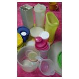 Nice Lot of Storage with Lids, Tupperware, Rubbermaid and More.