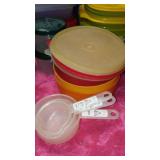 Nice Lot of Storage with Lids, Tupperware, Rubbermaid and More.