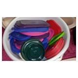 Nice Lot of Storage with Lids, Tupperware, Rubbermaid and More.