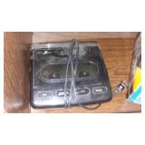 Large Lot Electronics. Rear Speaker System, Phones VHS, DVD, Rewinders and More.