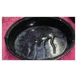 Speckled Enamel Canner and Covered Roaster.