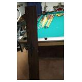 Vintage Cue Master Regulation SLATE TOP Pool Table
