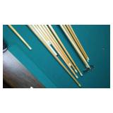 Vintage Cue Master Regulation SLATE TOP Pool Table