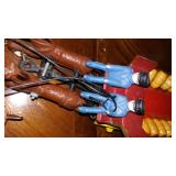 Anheuser Busch Steins (5) and Cast Keg Wagon  Beautiful, COA.