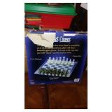 City of Fargo Hand Crafted Car and Glass Chess Set.