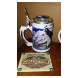 Bradbury Plate, Numbered Tankards and Harley Davidson Tankard.