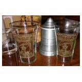 Vintage Jim Bean Decanter, Black Velvet, Coca Cola and More.