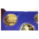 Lets Roll Silver Eagle Dollar and Double Eagle Proof.