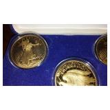 Lets Roll Silver Eagle Dollar and Double Eagle Proof.