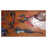 Clamps. Constructions Pencils, Rasp and More.