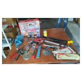 Organizer With Contents, Pry Bars And More.