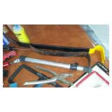Organizer With Contents, Pry Bars And More.