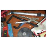 Organizer With Contents, Pry Bars And More.