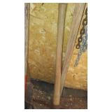 Potato Fork, Spade, Pic Axe.