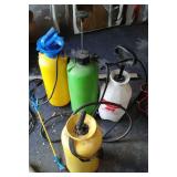 Sprayers 2 gal. (4) . One is metal.