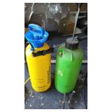 Sprayers 2 gal. (4) . One is metal.