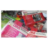 Heater, Window Film, Insulation and Misc. Household.