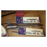 Assorted Bits, Vintage Parts Drawers, Pry Bar, Planer.