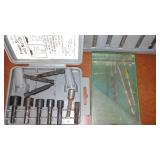 Assorted Bits, Vintage Parts Drawers, Pry Bar, Planer.