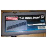 Craftsman Impact Wrench, Rachet And Sockets.