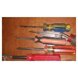 Screw Drivers And Allen Wrenches.