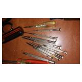 Screw Drivers And Allen Wrenches.